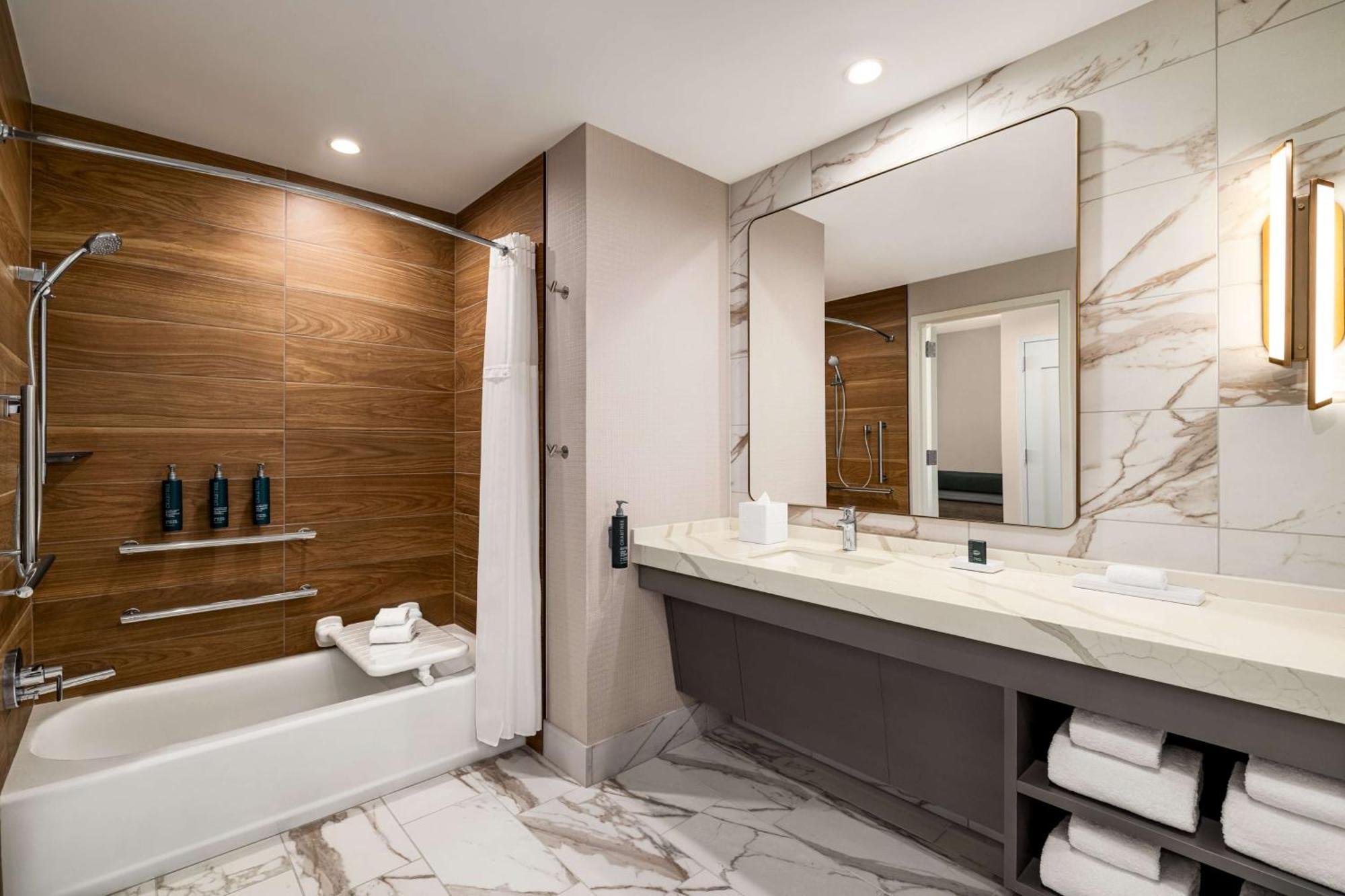 King Room Bath Tub Mobility Access